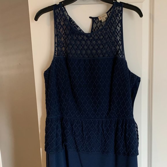 Dress- Navy Blue Cremieux - Picture 1 of 2